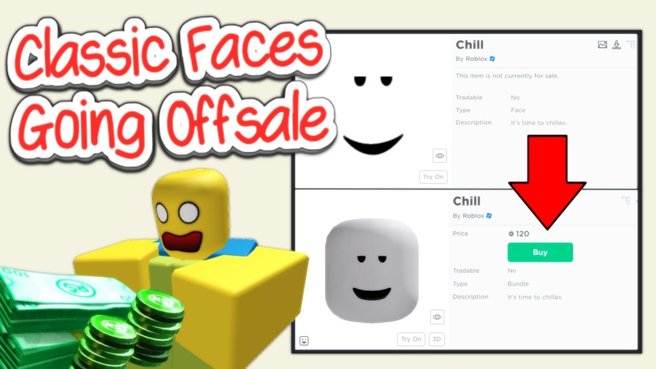 RBXNews on X: Roblox is taking a lot of faces off-sale.   / X