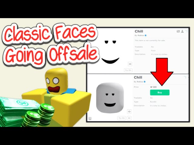 Roblox removed the classic faces?!😭, Roblox
