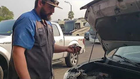 Testing coolant with a Refractometer