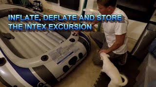 Inflating, Deflating and Storing the Intex Excursion