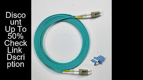 OM3 Multimode Fiber Patch Cable LC UPC to LC UPC Duplex 2.0mm 10Gbps Fiber Optic Jumper Data Center