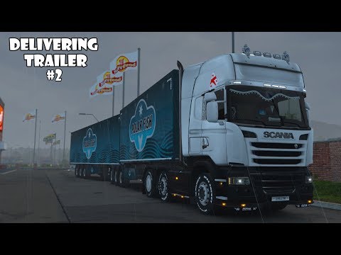Delivering Trailer #2 / Euro Truck Simulator 2 (Time-Lapse)