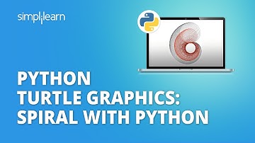 Python Turtle Graphics: Spiral With Python | Python Turtle Graphics Tutorial | #Shorts | Simplilearn