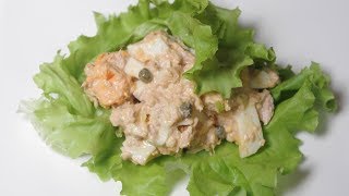 How To Make Egg & Tuna Salad Lettuce Wraps - Recipe