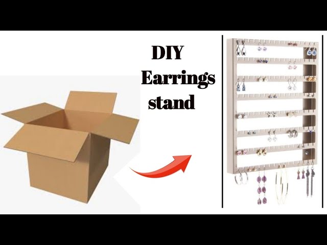 Easy DIY Earring Stand - Houseful of Handmade