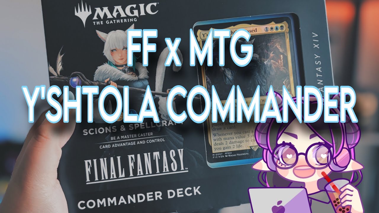 MTG Y'SHTOLA COMMANDER DECK | Full Unboxing + Showcase - YouTube
