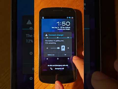 Samsung Galaxy Nexus Battery Low Glitch Shorts 