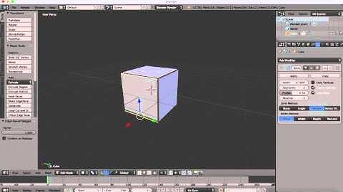 Blender Tip - Bevelling edges