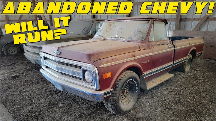 Will an ABANDONED C10 Run & Drive? Mothballed for YEARS