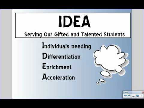 Gifted and Talented Parent Meeting - Oct. 6, 2011