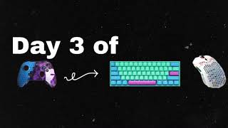 Switching drone controller to keyboard and mouse