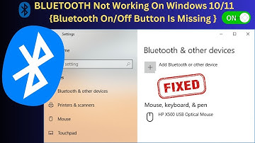 ✅100%SOLVED-|Bluetooth On/Off Button Is Missing | BLUETOOTH Not Working On Windows 10/11 (2025)
