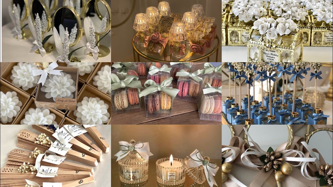 70 Wedding & Henna favors ideas 2024 | افكار توزيعات العروس  والحناء | idées dragée de mariage 2024✨