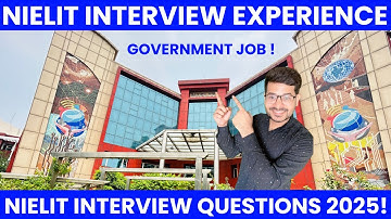 NIELIT Walk-In Interview Experience 2025 | Questions Asked & My Feedback! || Nielit Dwarka Sector-8