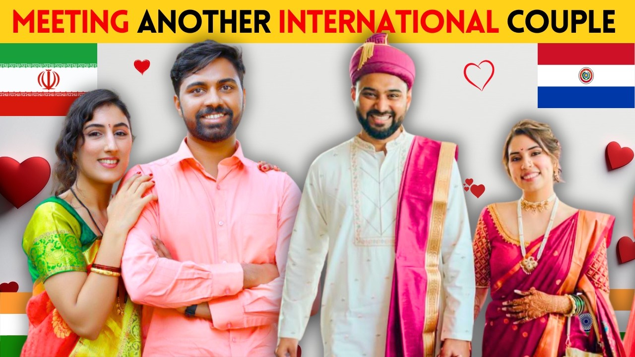 When Two International Couples Met! 🌍 Indian–Persian 🇮🇳🇮🇷 & Indian–South American 🇮🇳🇵🇾
