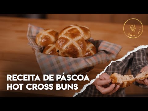 Vídeo: Pãezinhos De Páscoa Ingleses 