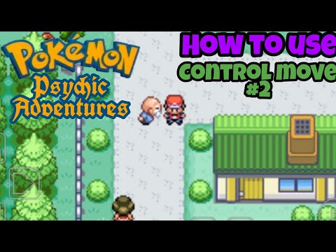 How to use Psychic/Control move in Pokémon Psychic Adventures