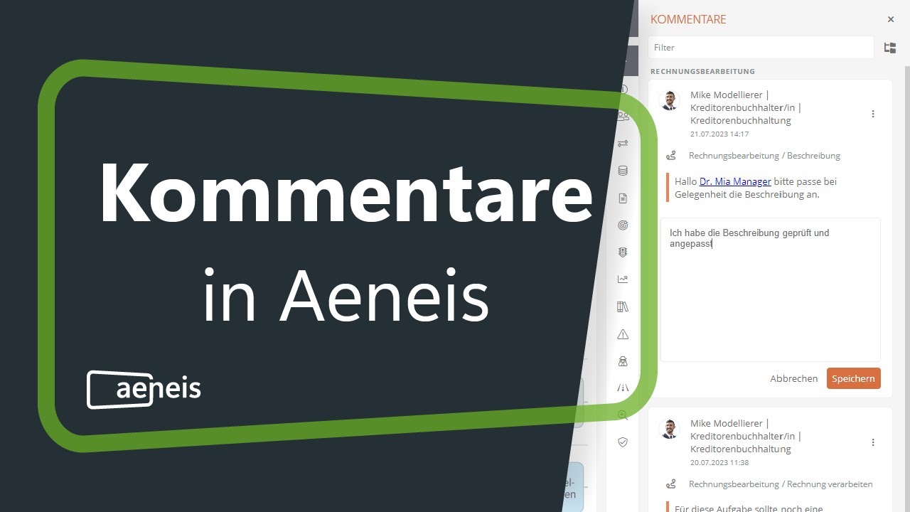 Zusammenarbeiten in der BPM-Software Aeneis: Prozessmanagement durch ...