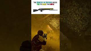 The Ministry of Defense Needs You To Name This Rifle - Helldivers 2 #shorts