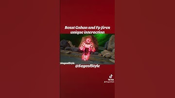 Beast Gohan and Fp Jiren unique interaction #dragonball #dragonballz #dragonballsparkingzero #shorts
