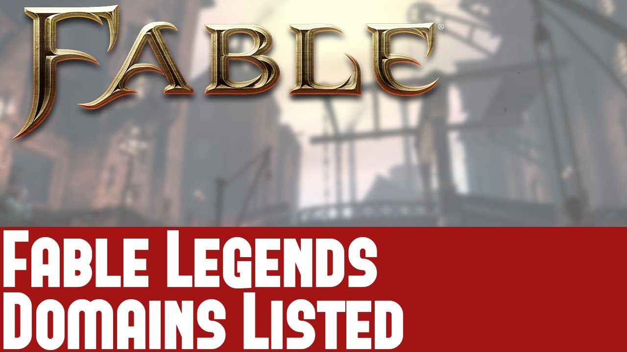 Fable News - Lionhead Registers Fable Legends Domain Names - Speculation & Thoughts On New Game