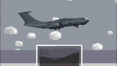 Algodoo IL-76 flying sim