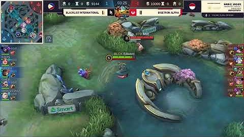 BLACKLIST PHILIPPINES VS BTR GAME 2 [ MSC GROUP STAGE PHASE 1 DAY 1 ]  MLBB   2021