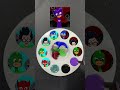 Sprunki OC PJ Masks Colour Mixing Battle #satisfying #art #colourmixing #memes #colors