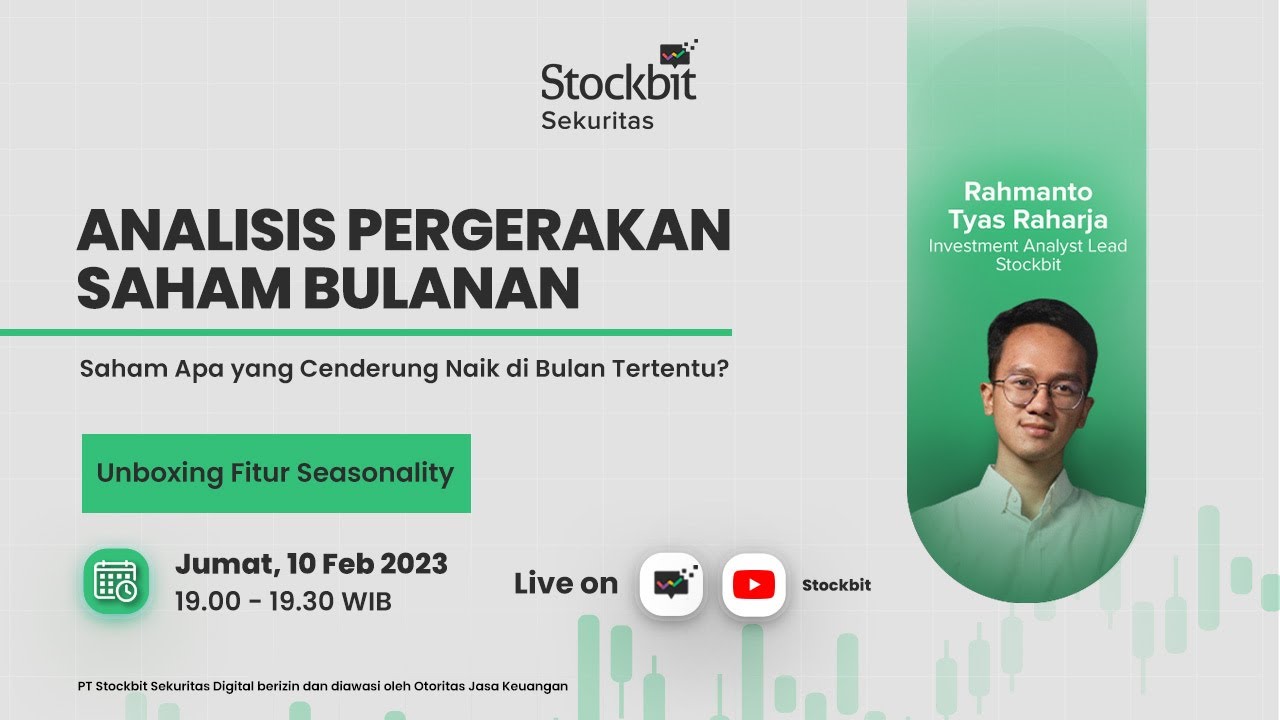 Live Analisis Pergerakan Saham Bulanan Unboxing Fitur Seasonality Live analisis pergerakan saham bulanan unboxing fitur seasonality