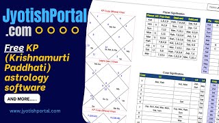 JyotishPortal.com : Free KP (Krishnamurti Paddhati) astrology software. And more.. screenshot 4