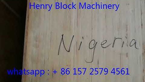 Keusec  QTJ4 40 concrete block making machine of Nigeria customer load the container