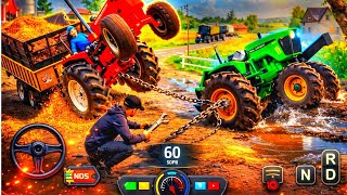 CAN WE FINISH THIS LEVEL?! 😱 |Tractor Simulator Game 2025