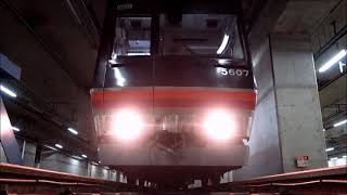 『地下鉄東西線車庫内走行（留置線）』（東西線・醍醐検車区）