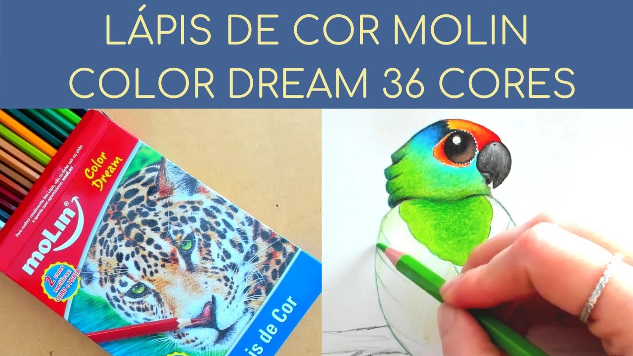 Experimentando os Lápis Color Dream da Molin