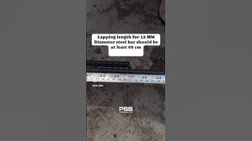 Lap joint for 12mm steel bar. #youtubeshorts #buildingconstruction #building #shorts #trending