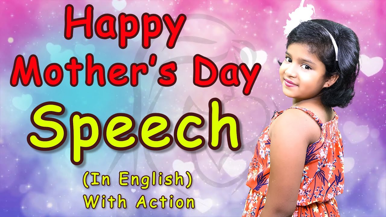 speech topic my mother in english
