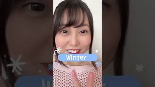 [季節］Seasons in Japanese 🇯🇵 #singapore #japan #learningisfun #nihongo #learnjapanese