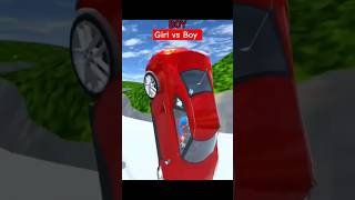 Girl vs Boy car driving ??// Episode 77 cartoon sakura shorts