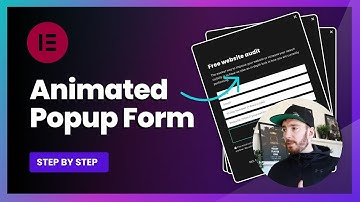 How to create an animated popup in Elementor (Popup Forms and Navigation for Beginners)