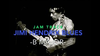 Video thumbnail of "Jam Track: Jimi Hendrix Blues in B ('Red House') - backing track"