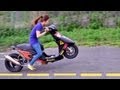 CAN THIS GIRL DRAGBIKE RIDER WHEELIE  !???