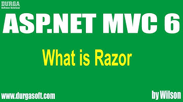 ASP.NET MVC  tutorials || What is Razor by Wilson