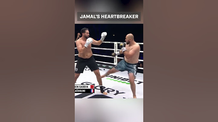 Jamal Ben Saddik’s Heartbreaker at #GLORY100 💔