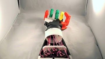 InMoov Robot Arm Controlled by Grasshopper - First Test