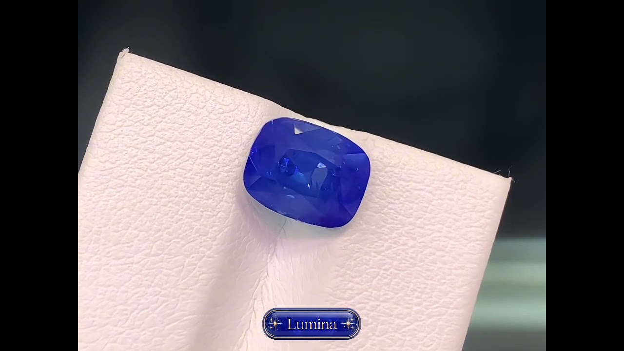 Cornflower Blue Sapphire 4.30ct / 矢车菊色蓝宝石- YouTube