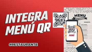 Integra MENU QR + TIENDA EN LINEA en tu Restaurante!