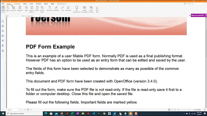 Fill PDF Form with excel data
