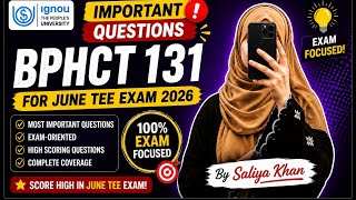 BPHCT 131 Important Questions June TEE 2026 🔥 | IGNOU Most Expected Questions | Exam Preparation