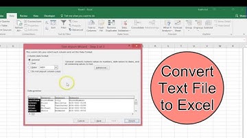 How to Convert Text Files to Excel - how to convert excel file to text file