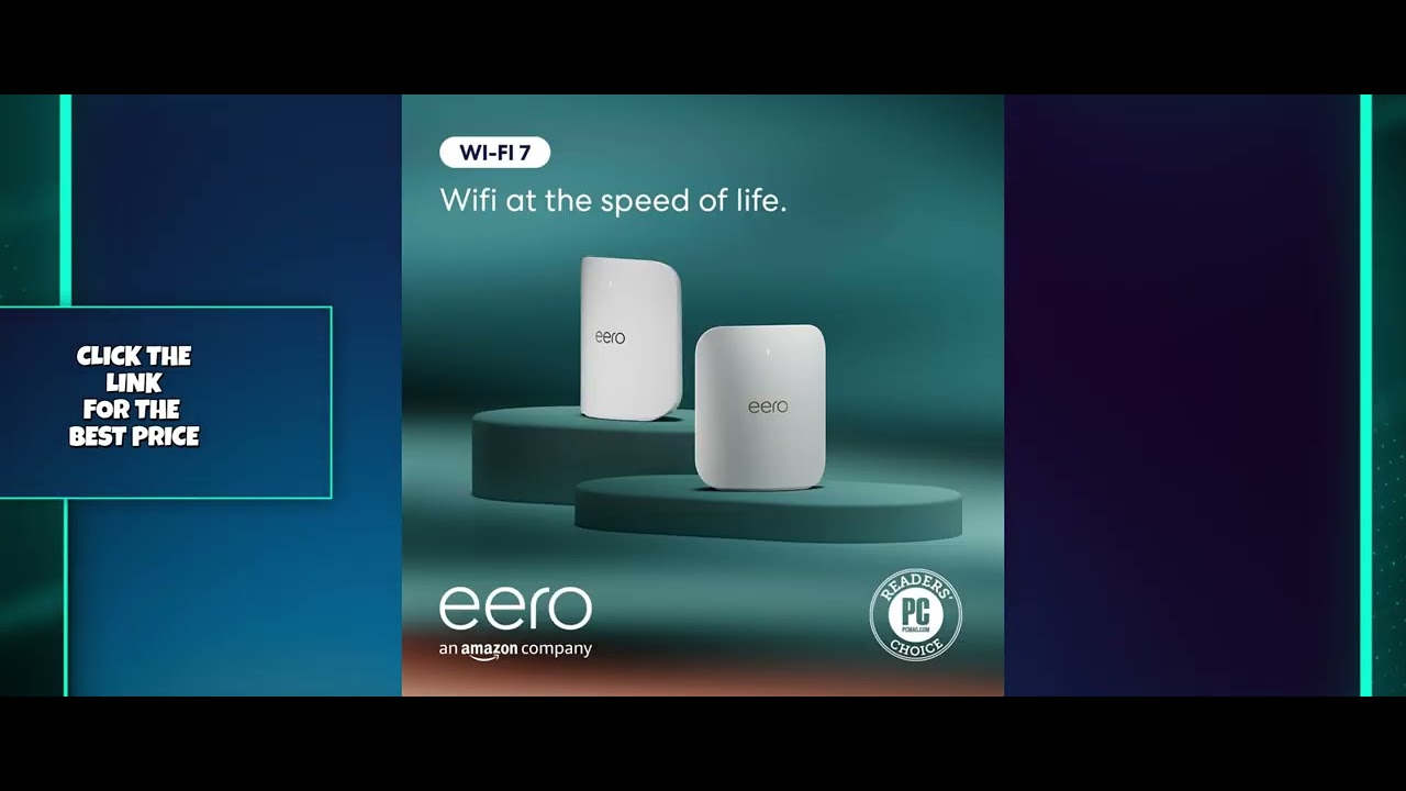 Amazon eero Pro 7 Mesh Wi-Fi 7 Router Review | 5 Gbps Speeds & 4000 sq ft Coverage (2-Pack)